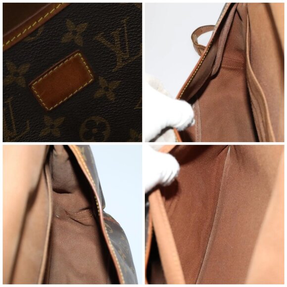 LOUIS VUITTON Monogram Saumur 35 Shoulder Bag M42254 LV Auth 108141 - Picture 14 of 16